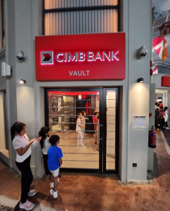 KidZania sights and sounds cimb bank vault