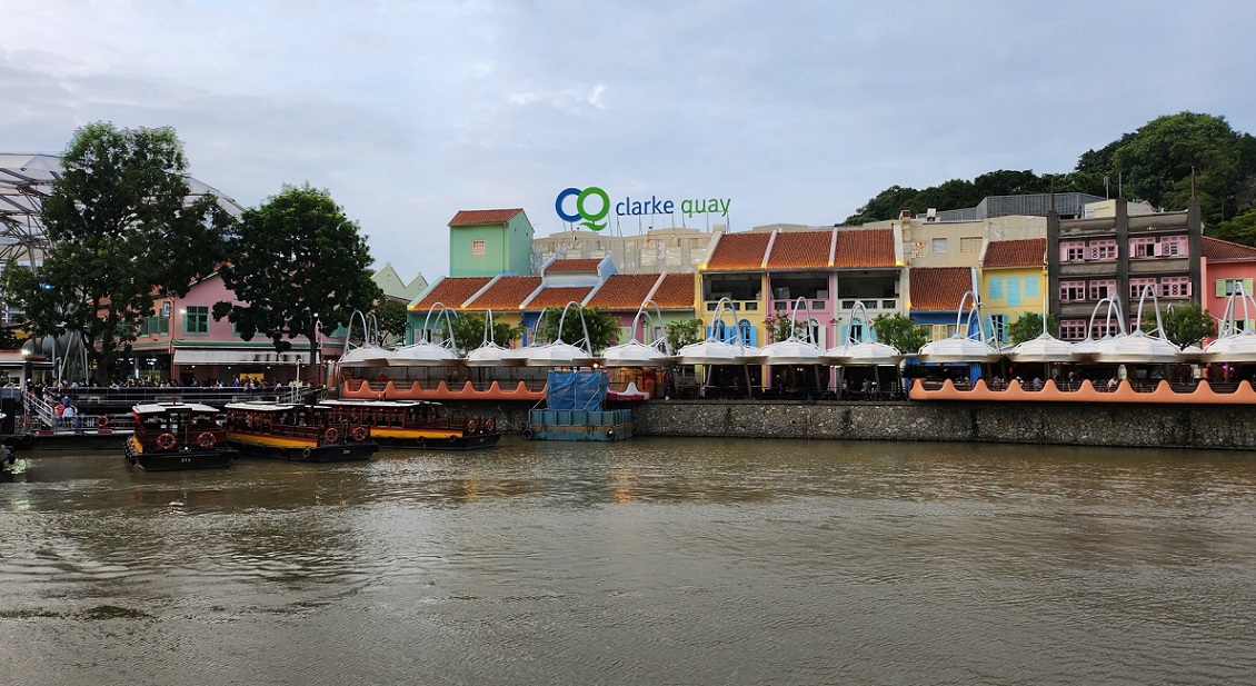 Chilling at Singapore River, Clarke Quay